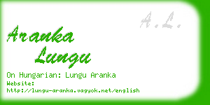 aranka lungu business card